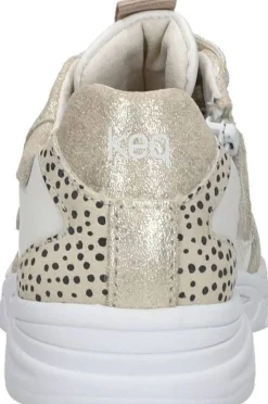 Keq Sneakers Laag Goudkleur Outlet