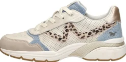 Mustang Sneakers Laag Beige Hot
