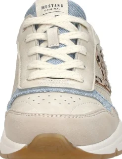 Mustang Sneakers Laag Beige Hot