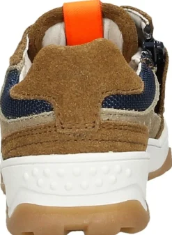 Keq Sneakers Laag Cognac Discount