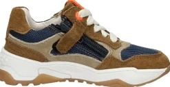 Keq Sneakers Laag Cognac Discount