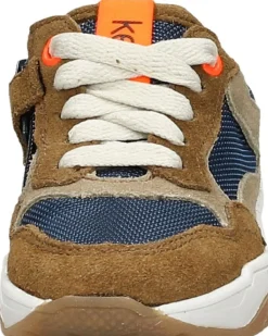 Keq Sneakers Laag Cognac Discount