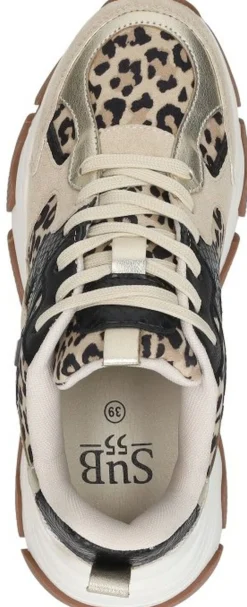 Sub55 Sneakers Laag Beige Clearance