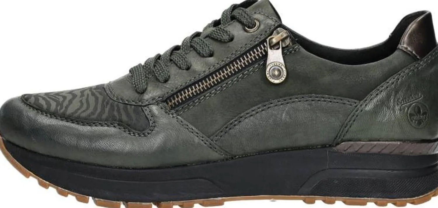 Rieker Sneakers Laag Groen New