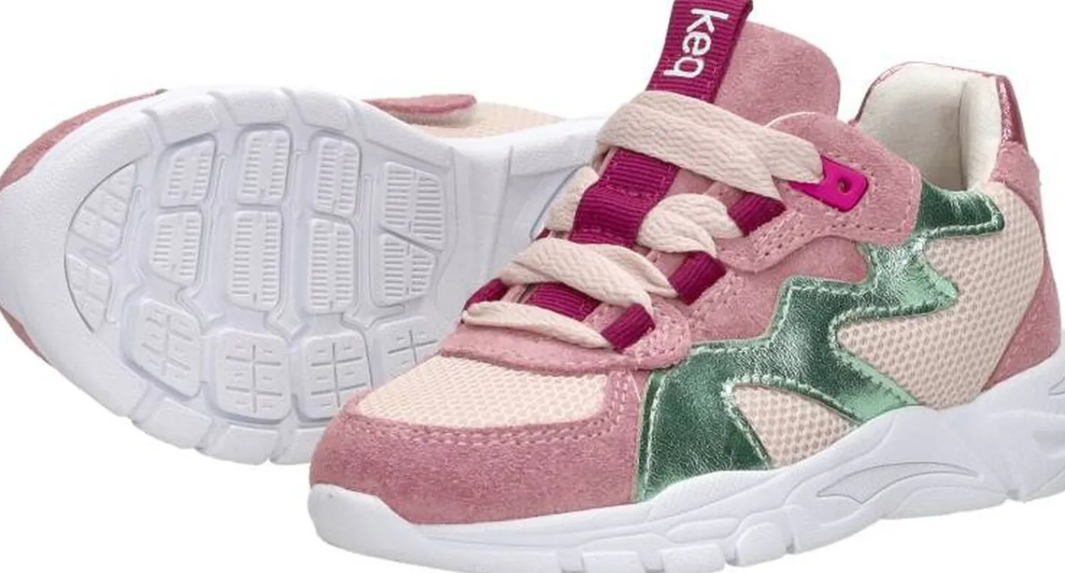 Keq Sneakers Laag Roze New