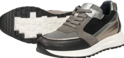 Aqa Sneakers Laag Zwart Discount
