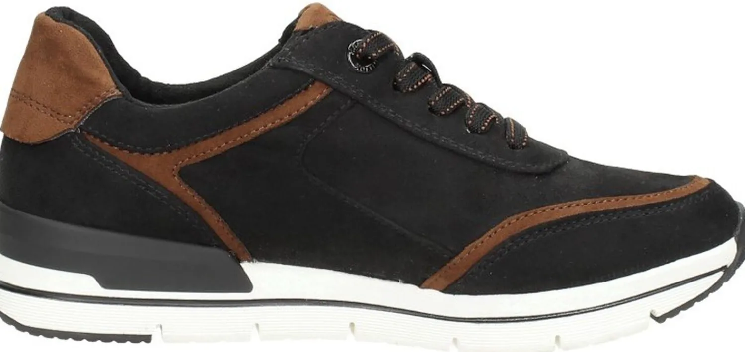 Marco Tozzi Sneakers Laag Zwart Discount