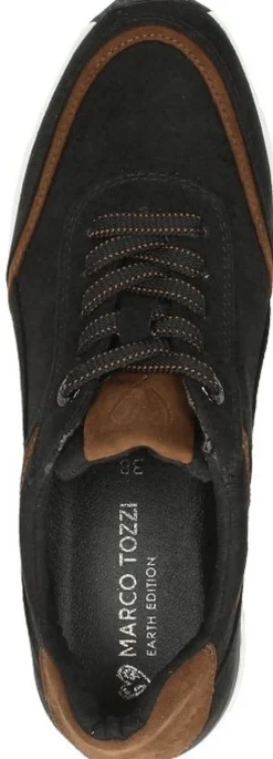 Marco Tozzi Sneakers Laag Zwart Discount