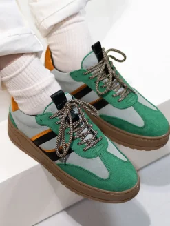 Sub55 Sneakers Laag Groen Clearance