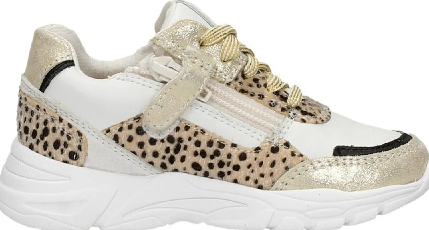 Keq Sneakers Laag Goudkleur Discount