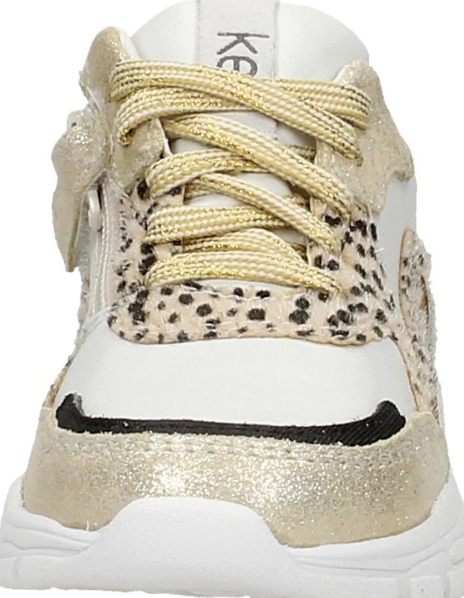 Keq Sneakers Laag Goudkleur Discount