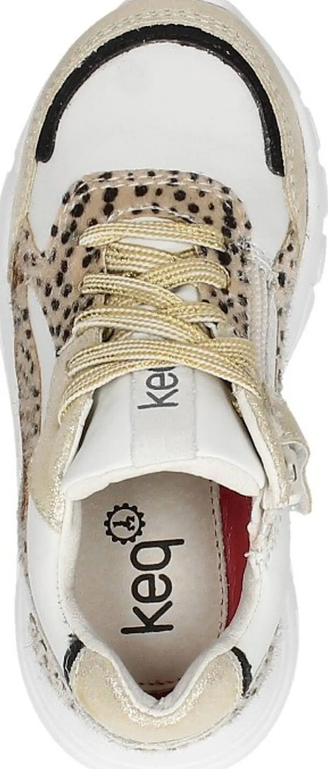Keq Sneakers Laag Goudkleur Discount