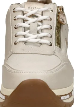 Mustang Sneakers Laag Gebroken wit Fashion