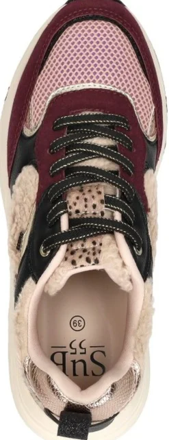 Sub55 Sneakers Laag Bordeaux Best
