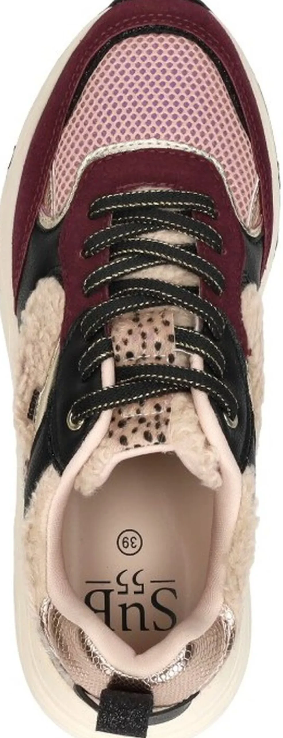 Sub55 Sneakers Laag Bordeaux Best