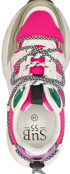 Sub55 Sneakers Laag Fuchsia Fashion
