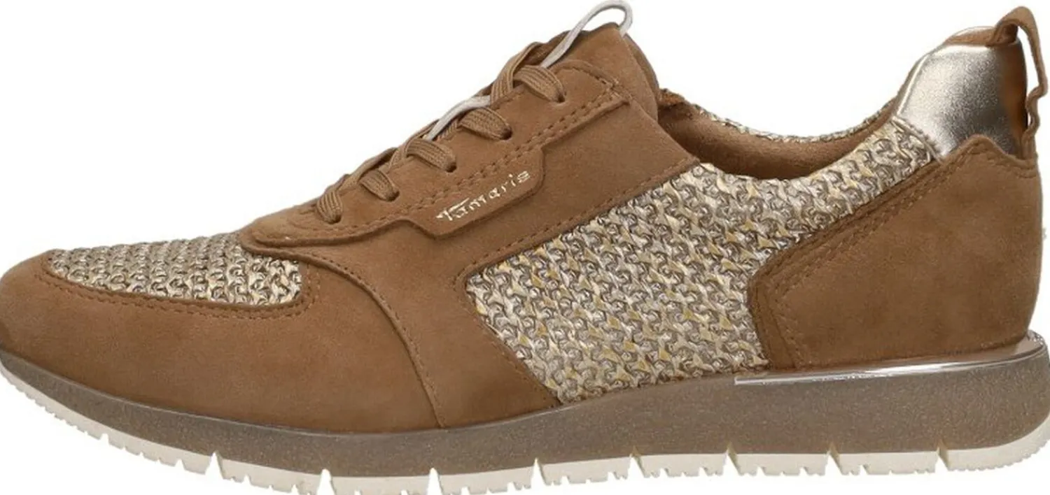 Tamaris Sneakers Laag Cognac Outlet