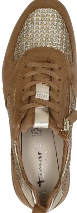 Tamaris Sneakers Laag Cognac Outlet