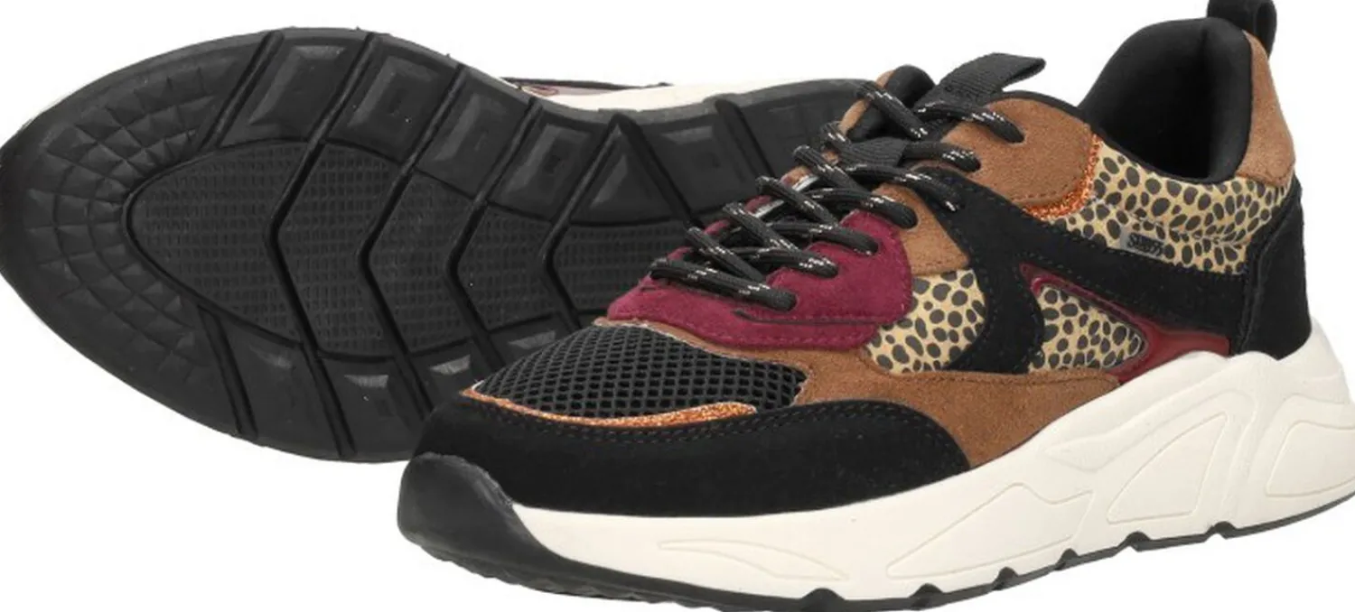 Sub55 Sneakers Laag Zwart Discount