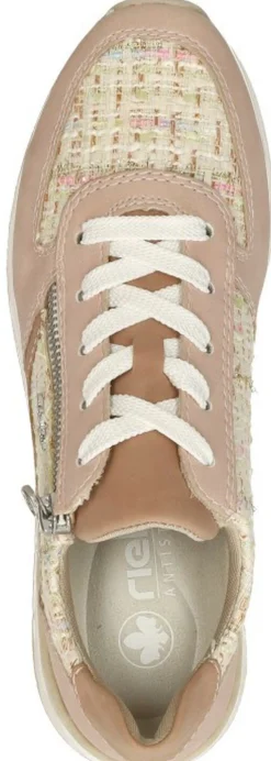 Rieker Sneakers Laag Roze Discount