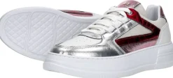 Red Rag Sneakers Laag Fuchsia New