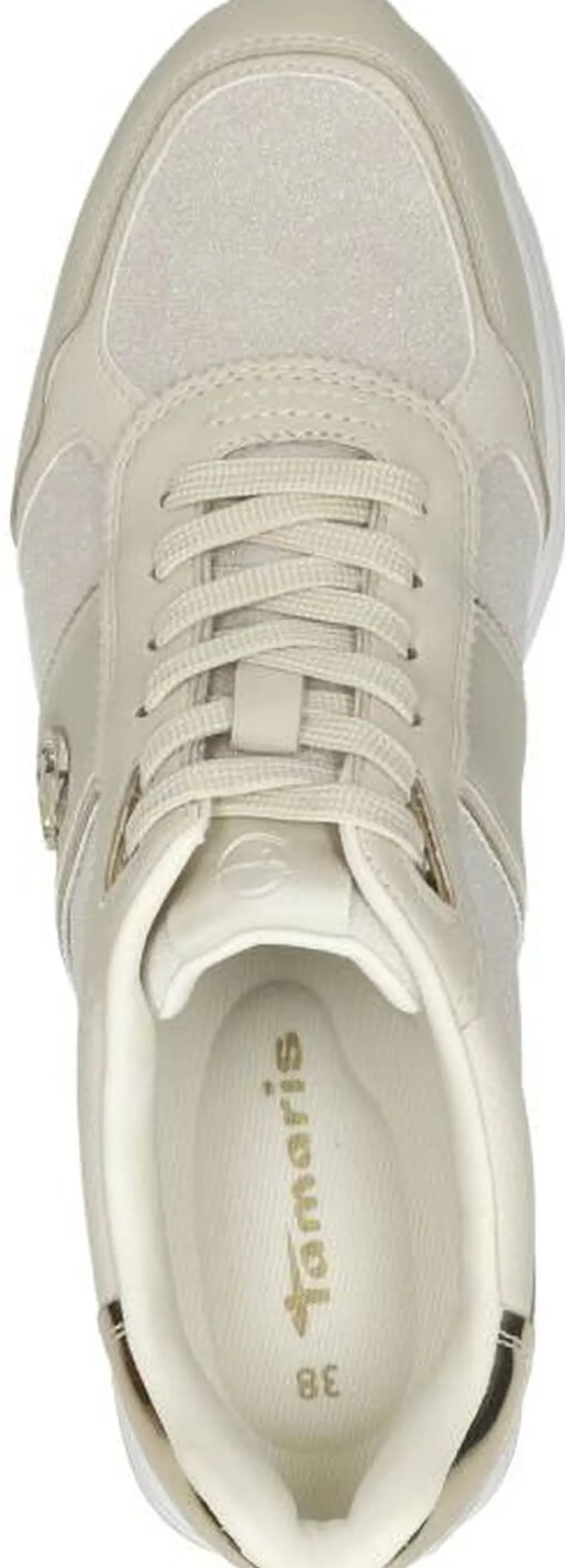 Tamaris Sneakers Laag Beige New