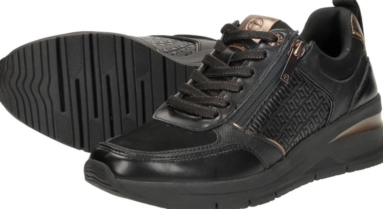 Tamaris Sneakers Laag Zwart Fashion
