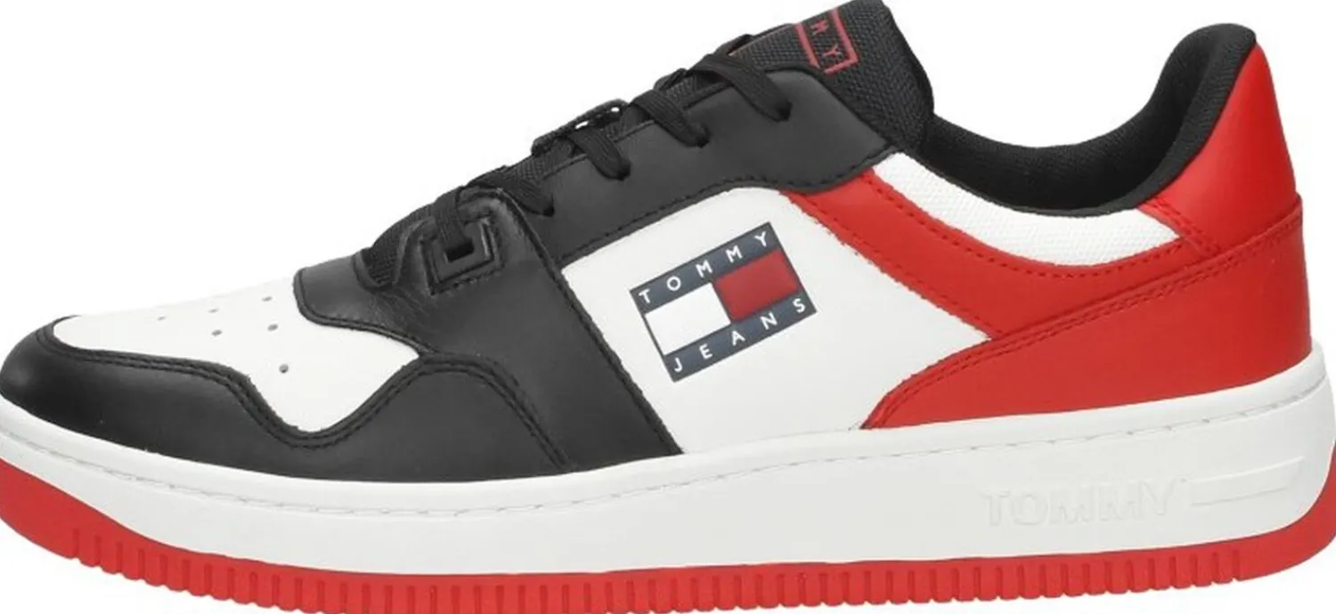 Tommy Hilfiger Sneakers Laag Rood Discount