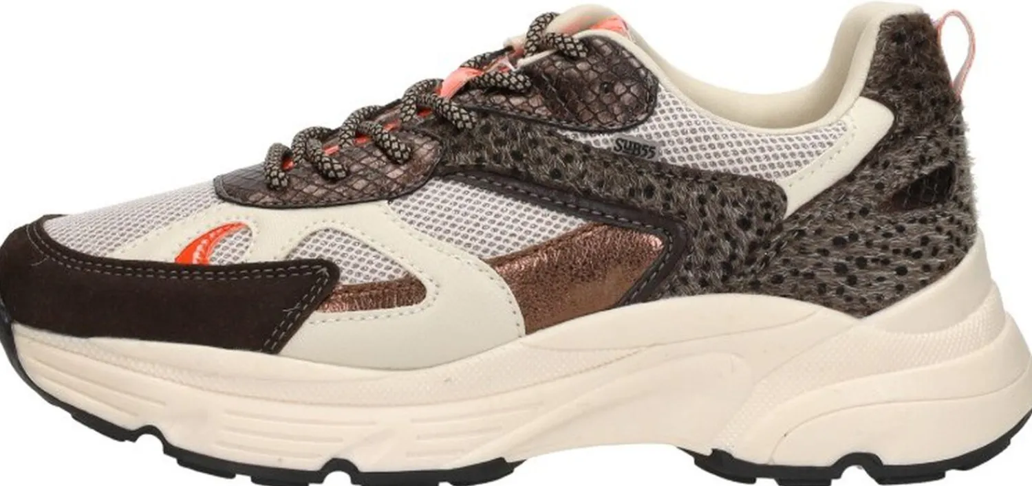 Sub55 Sneakers Laag Taupe Sale