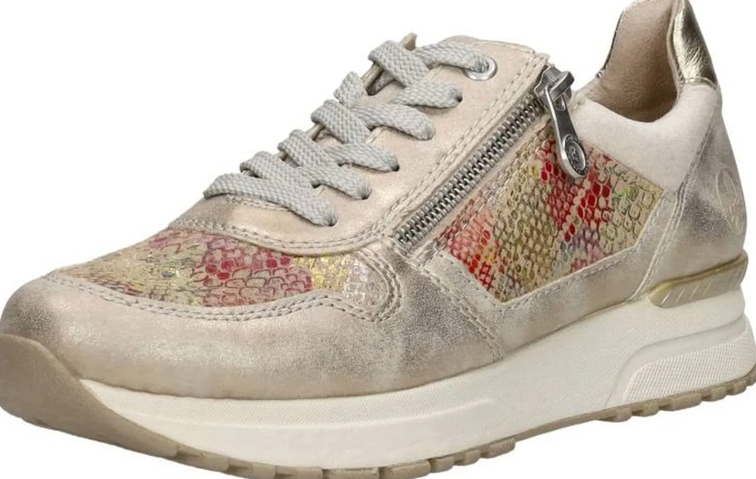Rieker Sneakers Laag Goudkleur Fashion