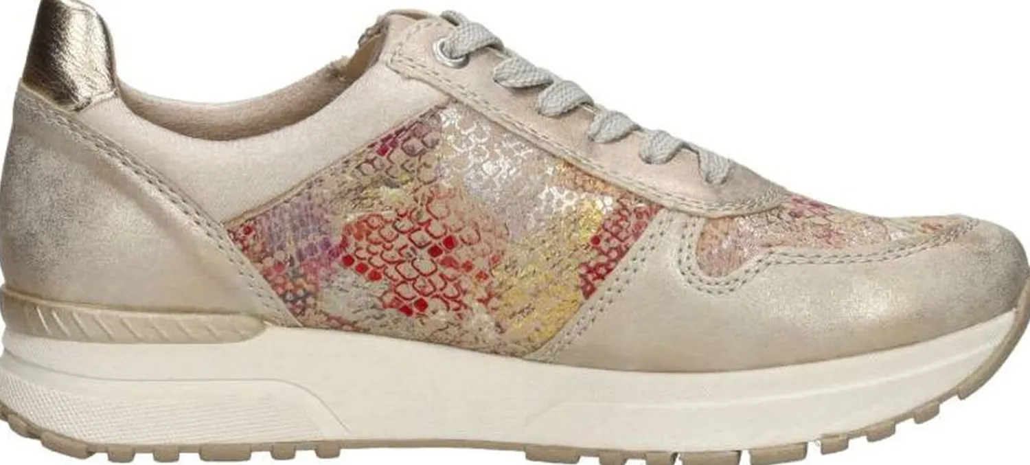 Rieker Sneakers Laag Goudkleur Fashion