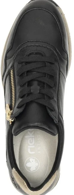 Rieker Sneakers Laag Zwart Clearance