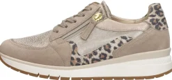 Gabor Sneakers Laag Met Stretch Beige Hot
