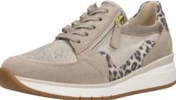 Gabor Sneakers Laag Met Stretch Beige Hot