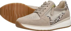 Gabor Sneakers Laag Met Stretch Beige Hot