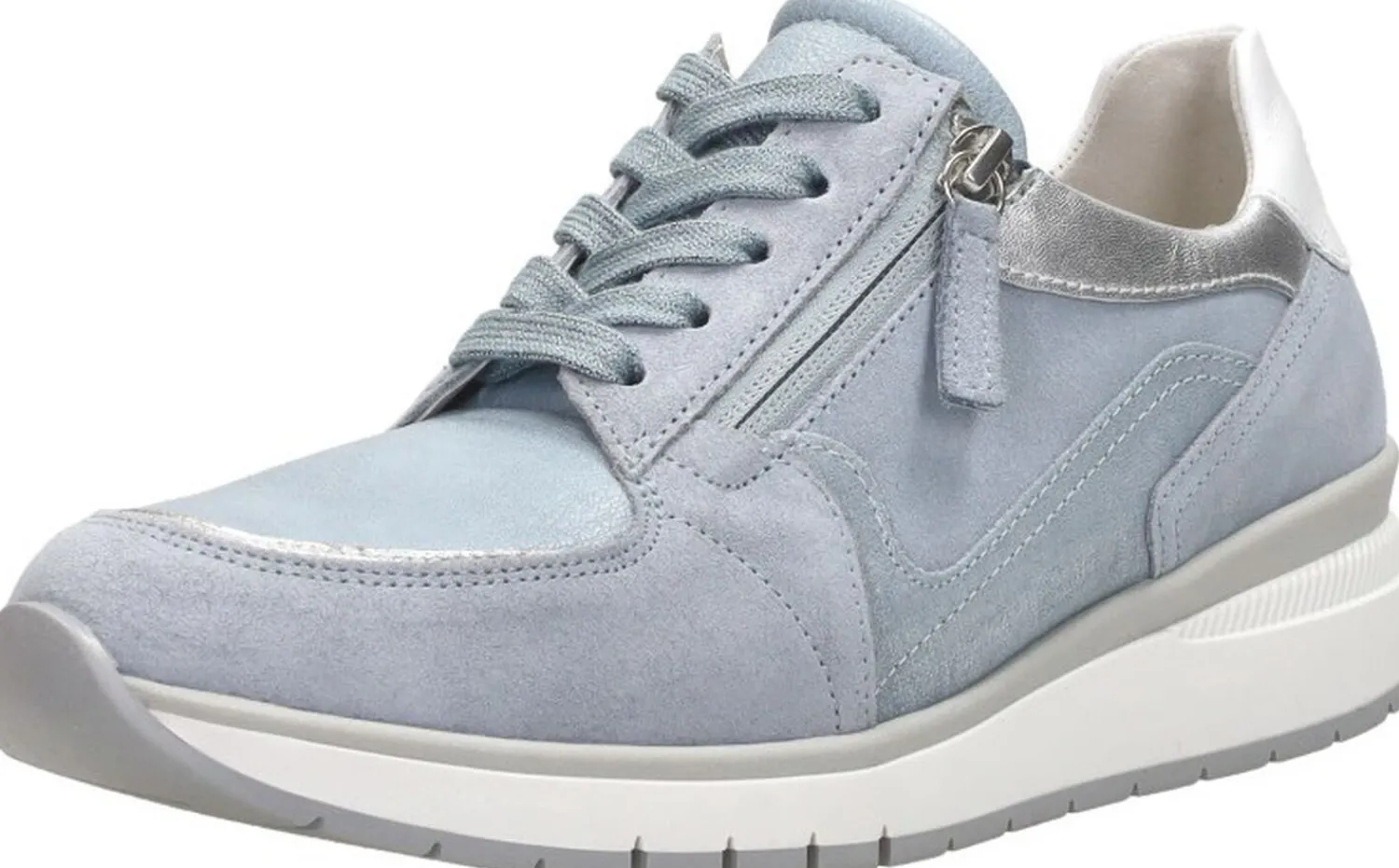 Gabor Sneakers Laag Met Stretch Licht blauw New