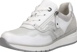 Gabor Sneakers Laag Met Stretch Wit Fashion