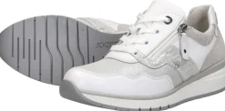Gabor Sneakers Laag Met Stretch Wit Fashion