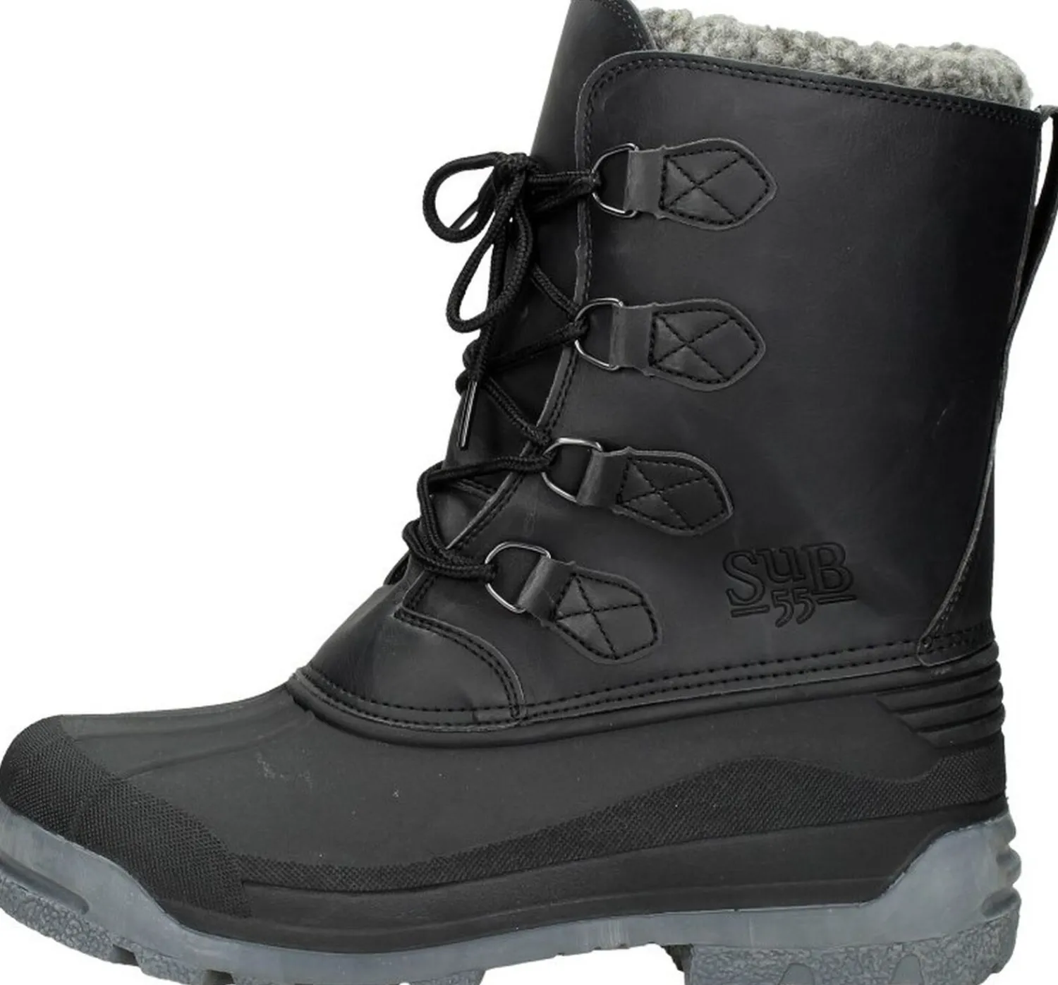 Sub55 Snowboots Zwart Sale