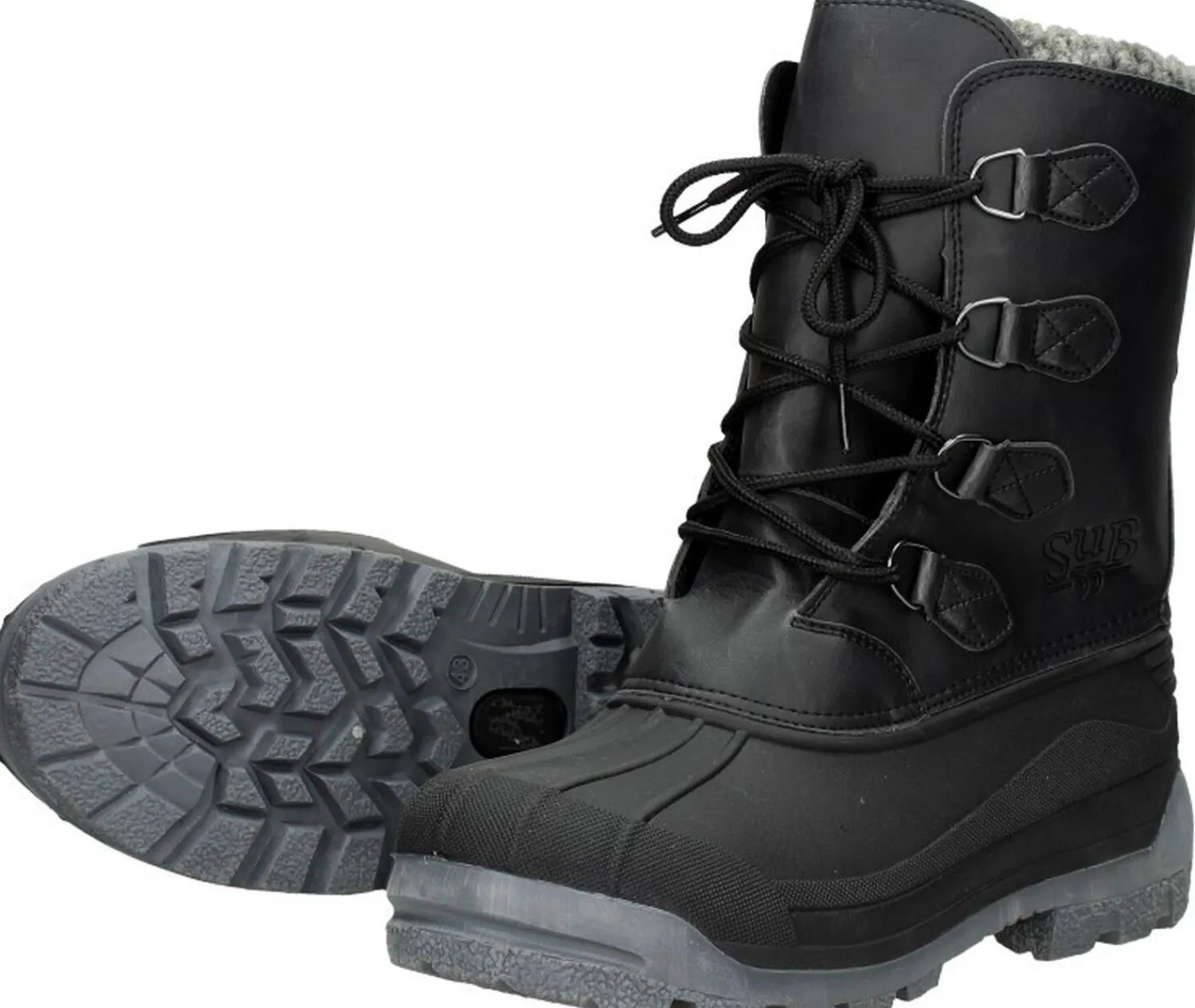 Sub55 Snowboots Zwart Sale