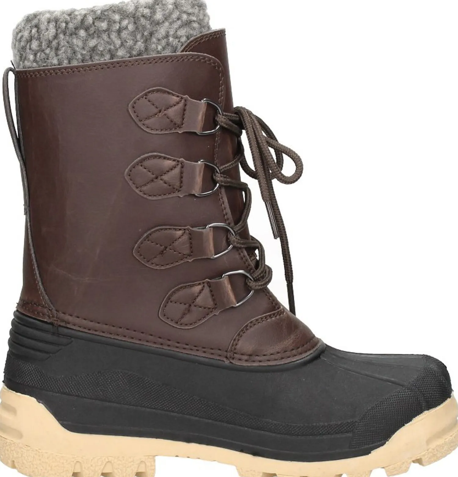 Sub55 Snowboots Donkerbruin Online