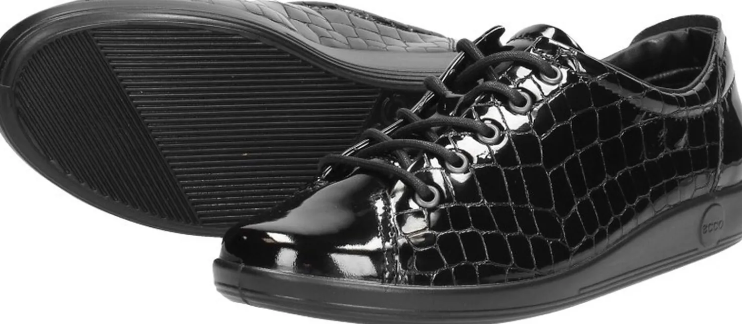 Ecco Soft 2.0 Zwart lak Fashion