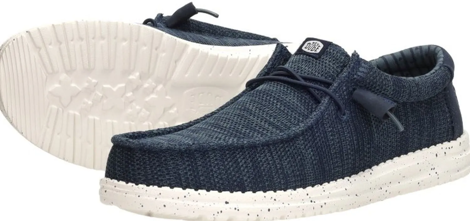 Hey Dude Stretch Sox Blauw Sale
