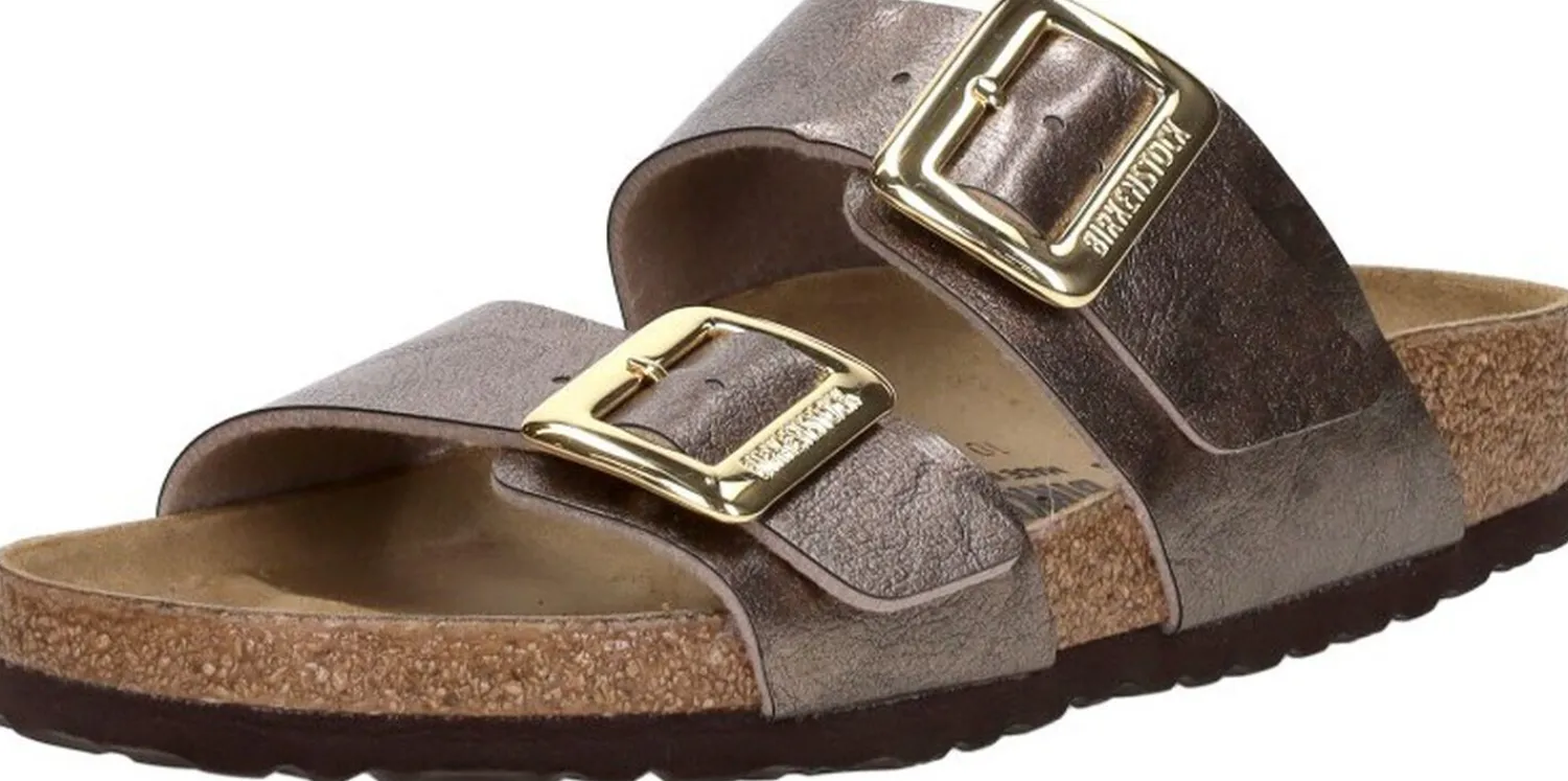 Birkenstock Sydney Cushion Buckle Brons Clearance