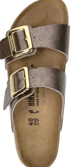 Birkenstock Sydney Cushion Buckle Brons Clearance