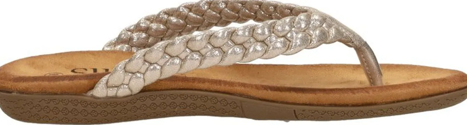 Sub55 Teenslippers Goudkleur Best