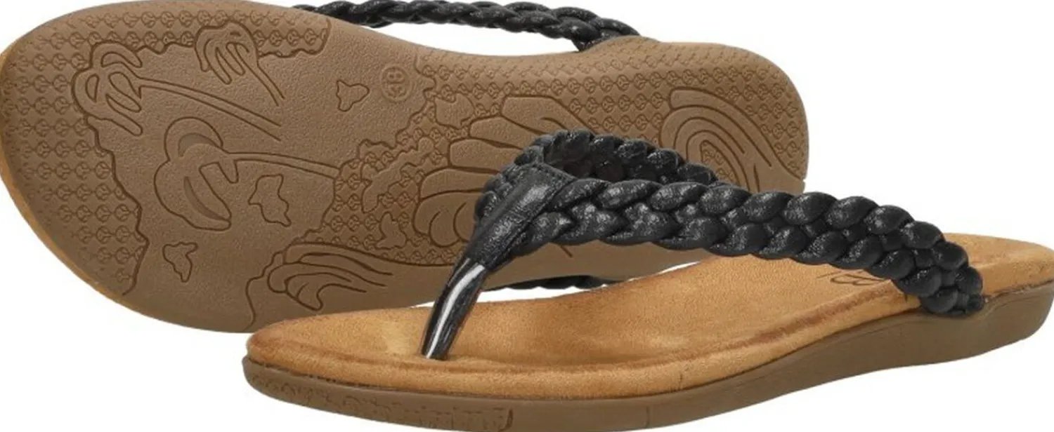 Sub55 Teenslippers Zwart Fashion