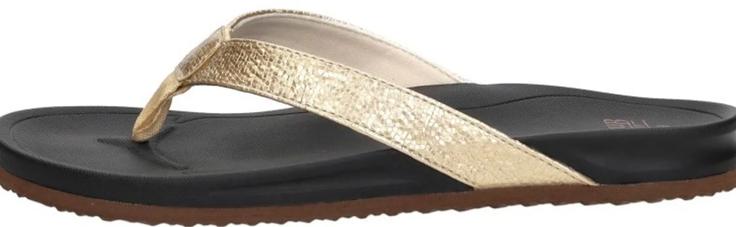 Sub55 Teenslippers Goudkleur Discount