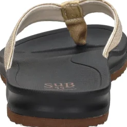 Sub55 Teenslippers Goudkleur Discount