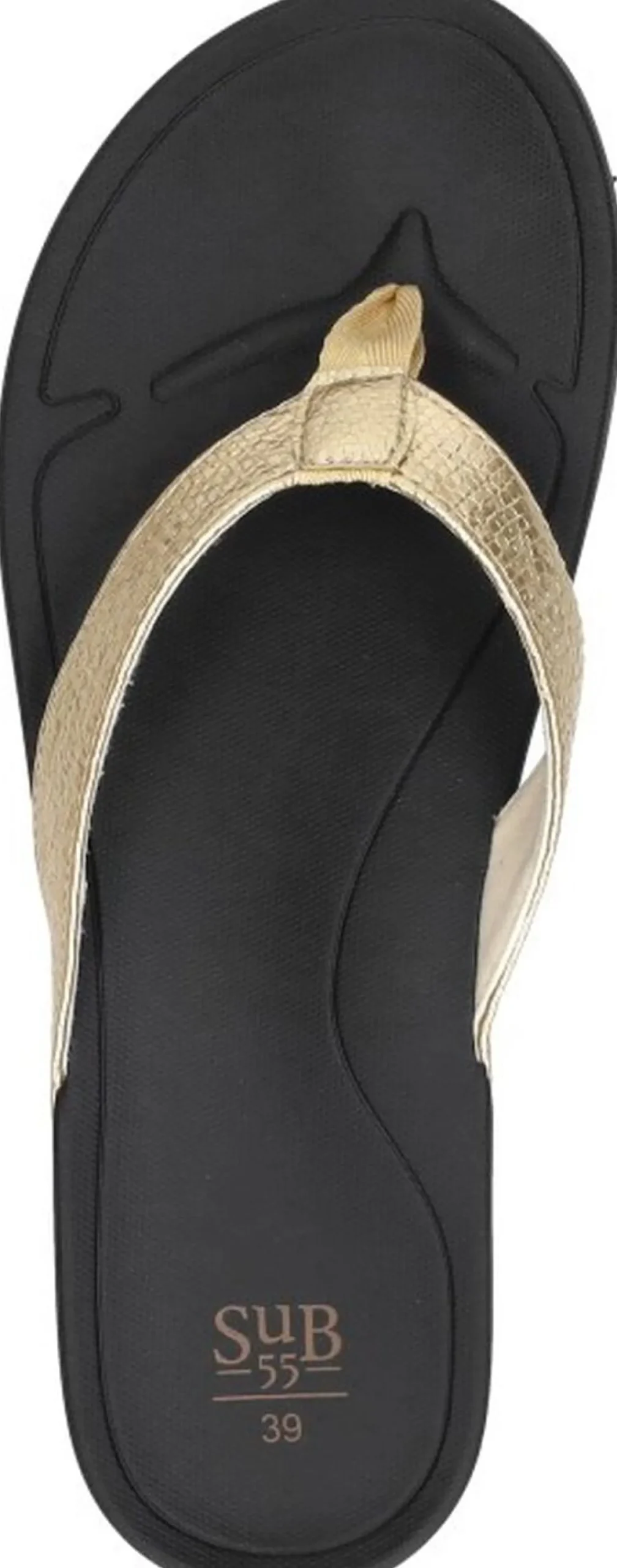 Sub55 Teenslippers Goudkleur Discount
